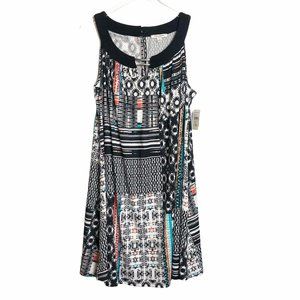 Studio Works | Multicolored Pattern Shift Dress